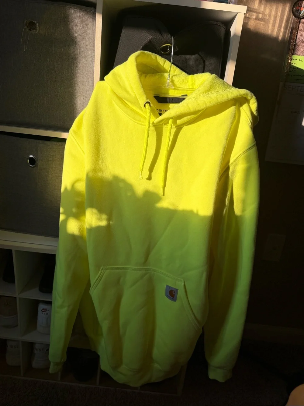 Carhartt Neon Yellow Crewneck Hoodie